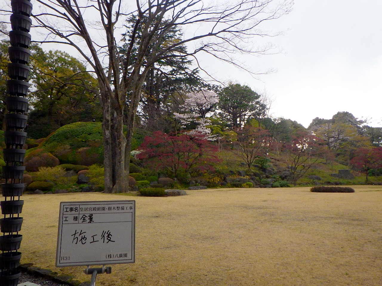 皇居宮殿庭園・樹林整備工事